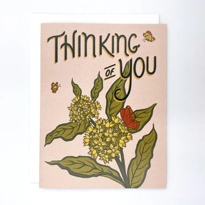 Butterfly Thinking of You Card By Carabara Designs