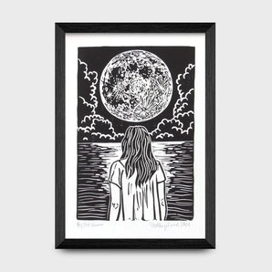 By The Moon 8x6 Print Fine Art Erin Hollingshead