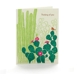 Cactus Thinking of You Card By Ilee Papergoods