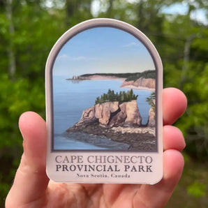 Cape Chignecto Provincial Park Magnet By Bygone Art Project
