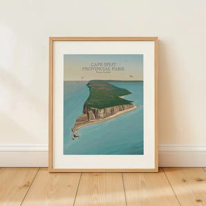 Cape Split Provincial Park 8x10 Print By Bygone Art Project