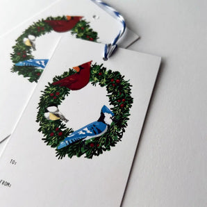 Cardinal & Bluejay Gift Tags (5) By Creative Nature Studio