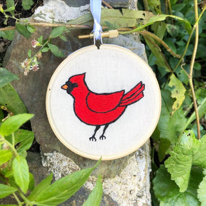 Cardinal Embroidery By Katiebette