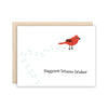 Cardinal Winter Wishes Card 8 Pack By The Beautiful Project