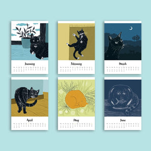 Cat 2025 Calendar By Katja Rub