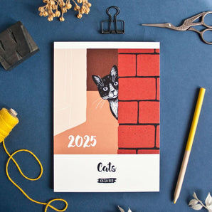 Cat 2025 Calendar By Katja Rub