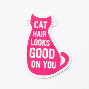 Cat Hair Sticker By Graphic Anthology