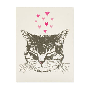 Cat Love Card By Little Lark