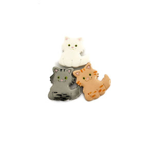 Cat Magnets (Set of 3) By Pink Mallow Creations