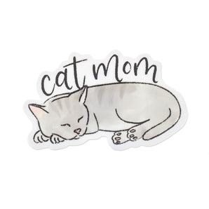 Cat Mom Sticker By Elyse Breanne Design