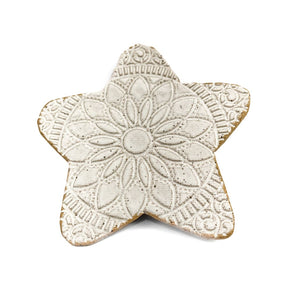 Ceramic Star Tree Topper (various designs) By Union Street