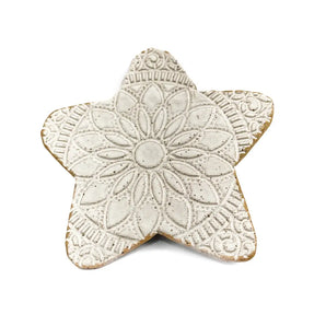 Ceramic Star Tree Topper (various designs) By Union Street