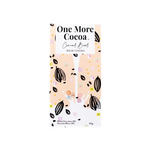 Cereal Bowl White Chocolate Bar By One More Cocoa