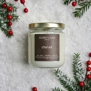 Chalet 8oz Soy Candle By Alben Lane