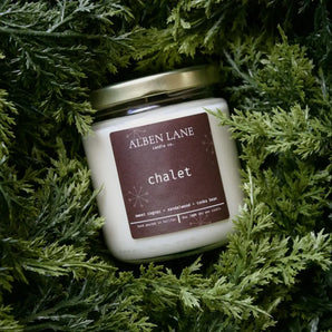 Chalet 8oz Soy Candle By Alben Lane