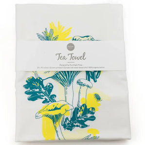 Chanterelle Mushroom Tea Towel By Porchlight Press