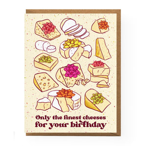 Cheese Birthday Card By Boss Dotty Paper