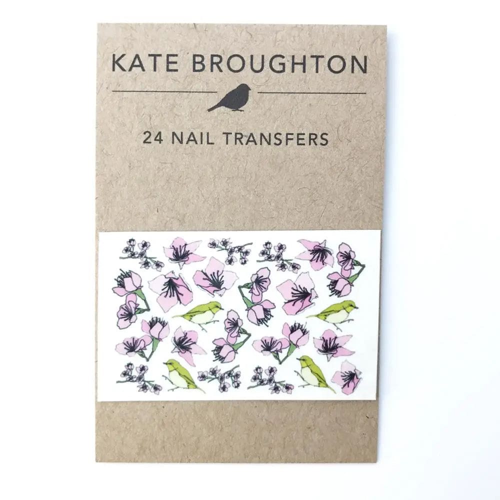 Cherry Blossom Nail Art Transfers By Kate Broughton