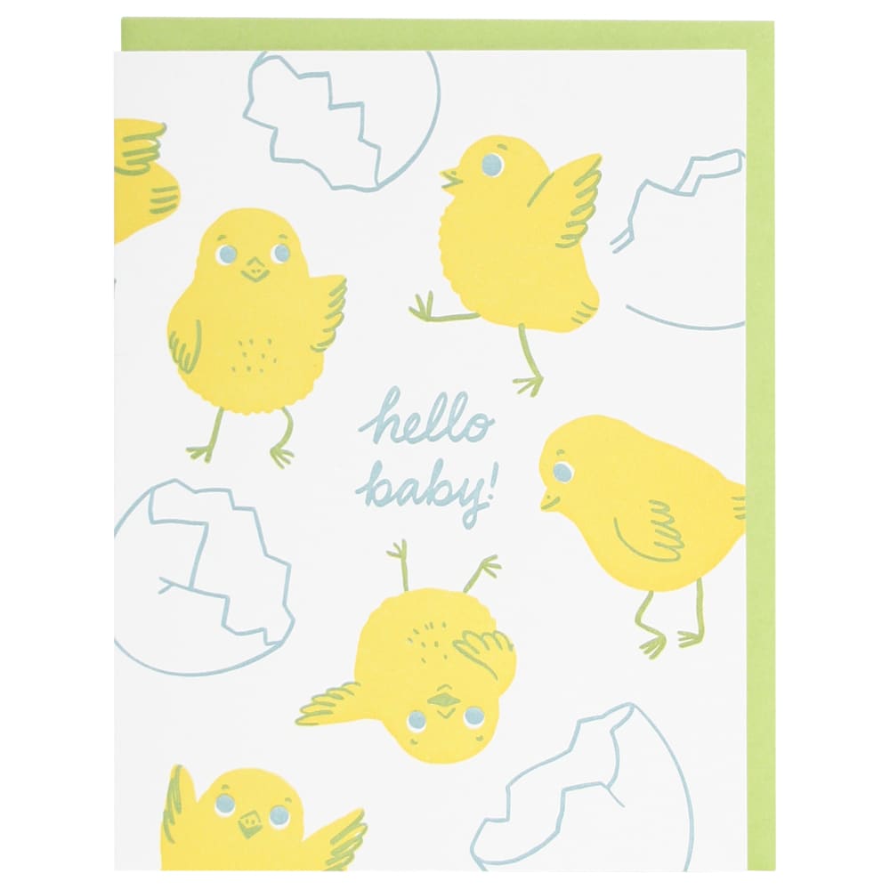 Chicks Baby Card By Smudge Ink