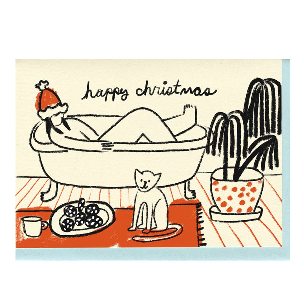 Christmas Bath Card By People I’ve Loved