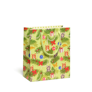 Christmas Cats Medium Gift Bag By Red Cap Cards