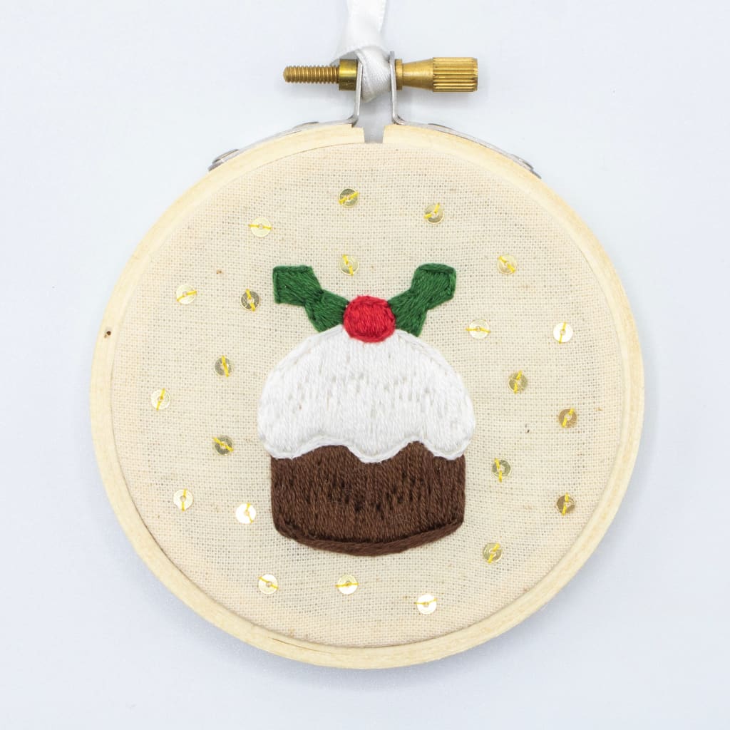 Christmas Pudding Embroidery By Katiebette
