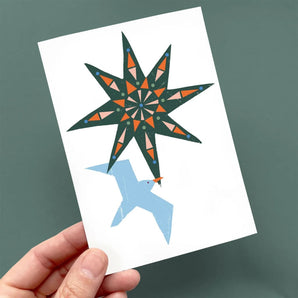 Christmas Star Card - Kautzi