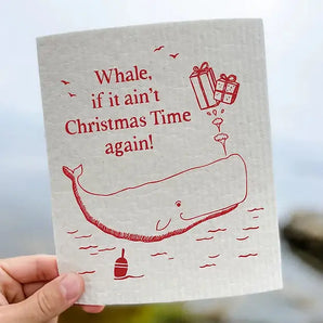 Christmas Time Swedish Dishcloth By The Far Away Shop