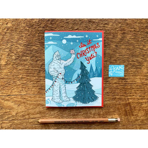 Christmas Yeti Foil Card By Noteworthy Paper & Press