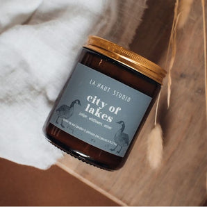 City Of Lakes 9oz Candle By La Haut Studio