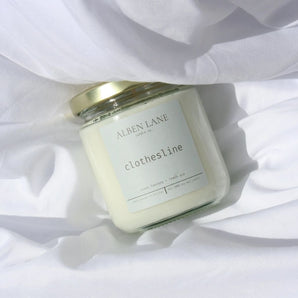 Clothesline 8oz Soy Candle By Alben Lane