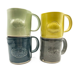 Cloud Diner Mug (various colours) By Builder Burner Ceramics