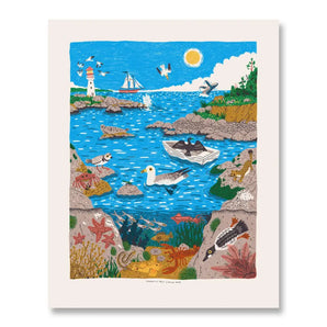 Coastal Biome 16x20 Print By Midnight Oil