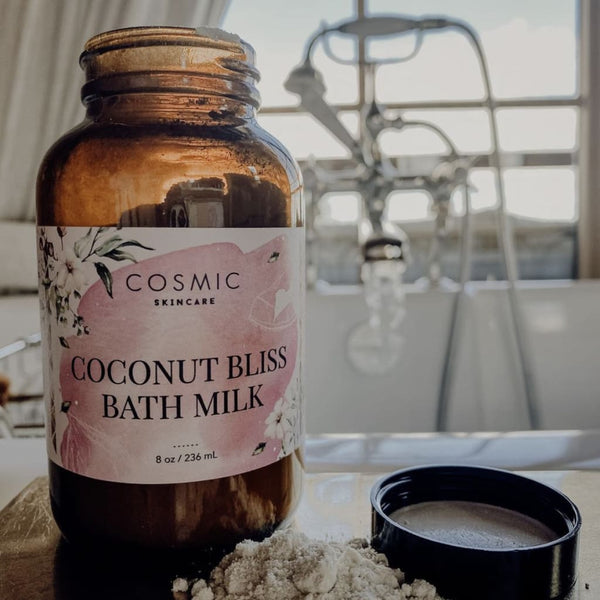 Coconut Bliss Bath Milk 8oz By Cosmic Skincare