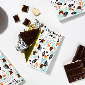 Coconut Cream White Chocolate Bar By One More Cocoa