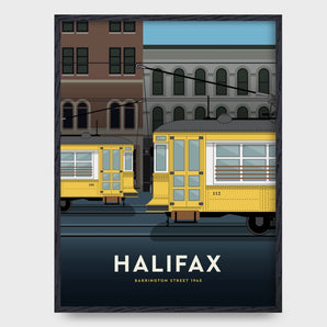 Coming Soon! - Halifax Streetcar Barrington 18x24 Poster