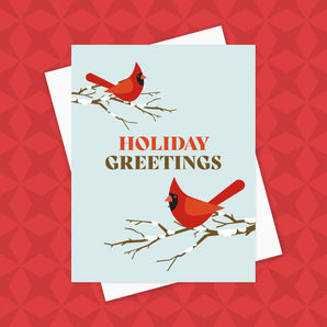 Coming Soon - Holiday Greetings Cardinals Card 5 Pack