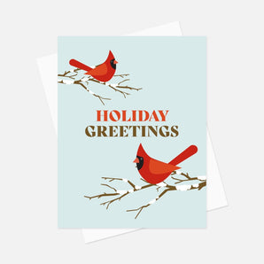 Coming Soon - Holiday Greetings Cardinals Card 5 Pack