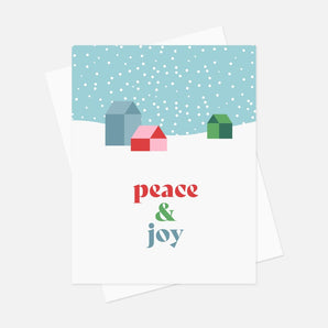 Coming Soon - Peace & Joy Village Card 5 Pack By Inkwell