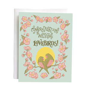 Congrats Lovebirds Wedding Card By Carabara Designs