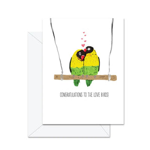 Congratulations Love Birds Card By Jaybee Design
