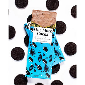Cookies + Cream Chocolate Bar By One More Cocoa
