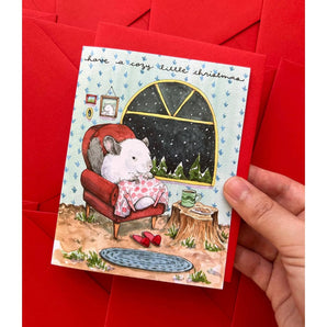 Cozy Chinchilla Card By Paper Wilderness