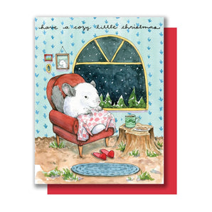 Cozy Chinchilla Card By Paper Wilderness