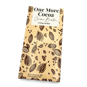 Crème Brulée White Chocolate Bar By One More Cocoa