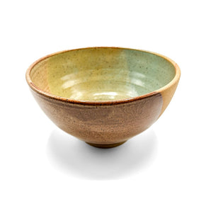Crossover Brown & Mint Bowl (Medium) By Union Street Pottery