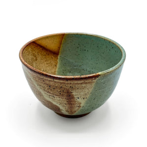 Crossover Brown & Mint Bowl (Small) By Union Street Pottery