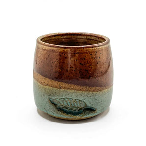 Crossover Brown & Mint Tumbler (Leaf Imprint) By Union