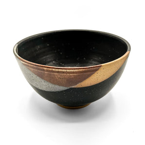 Crossover White Black & Brown Bowl (Large) By Union Street