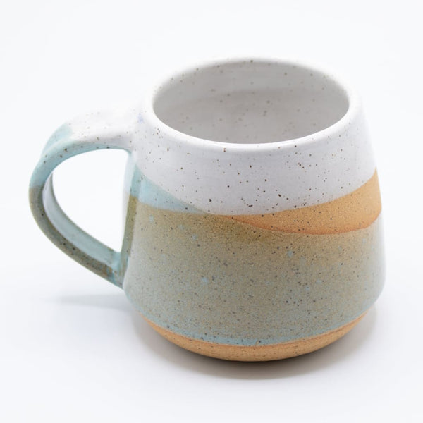 Crossover White Mint & Brown Mug (various designs) By Union